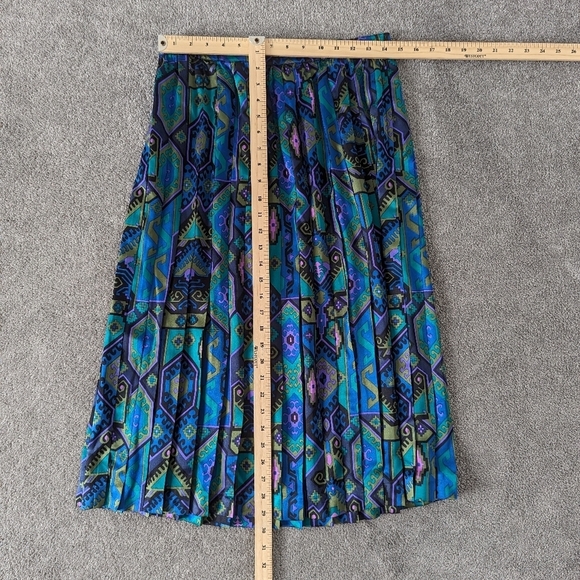 Vintage Anne Crimmins for Umi Collections Silk Two-Piece Set Jacket Skirt - Picture 15 of 16